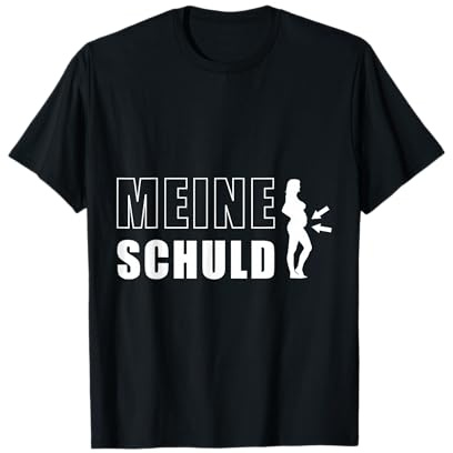 Schwanger Papa Meine Schuld Werdende Mutter Baby Eltern T-Shirt