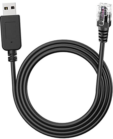 Radar Detector Cable, USB to RJ11 Plug Cable,for Escort Valentine One Uniden Beltronics Cobra Whistler Radar Detector,Replacement Power Cable for Radar Detectors (RJ11-9.84ft)