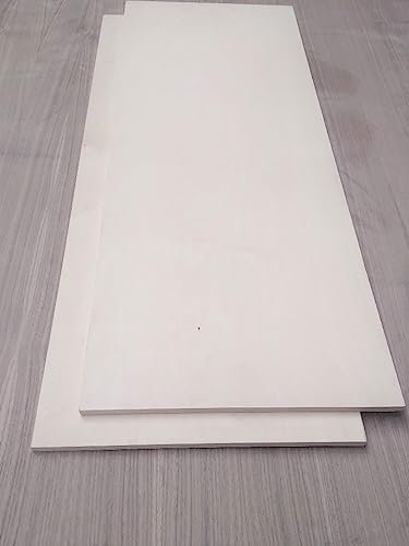 Lot de 2 panneaux de contreplaqué 15 mm d'épaisseur Dimensions 10-150 cm (50 x 140 cm)