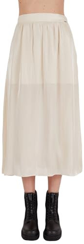 Armani Exchange Damen Shiny Midi Skirt, Dusty Ground, XXL EU