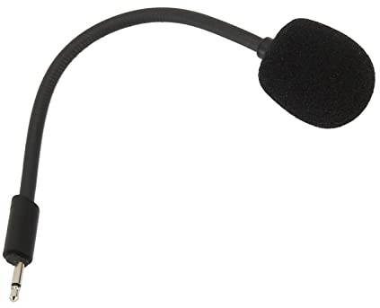 Microphone détachable pour 100 casques de jeu, microphone de rechange antibruit jack 2,5 mm, bras de microphone pliable, Plug and Play