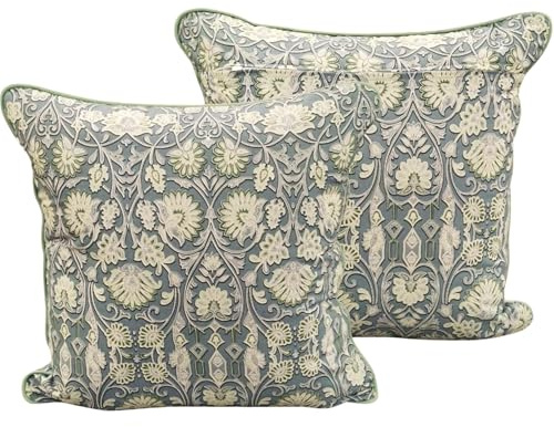 Bassetti MIRA Kissenhülle zu Bettwäsche aus 100% Baumwollsatin in der Farbe Grün V1, Maße: 40x40 cm - 9325896