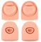 4 Stück Wasserflaschendeckel Silikon Ersatz Wasserbecher Stopper Zubehör (orange pink)
