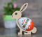 Ostergeschenk Überaschungs-Ei-Halter (ohne Ü-Ei) - 3D-gedruckte Osterdeko - Farben frei wählbar (Beige)