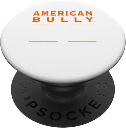 American Bully T-Shirt | American Bully The Dog T-Shirt PopSockets mit austauschbarem PopGrip