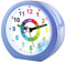 Ayybboo Wecker Kinder Ohne Ticken mit Snooze und Nachtlicht,Kinderwecker Batteriebetrieben Lernwecker für Jungen und Mädchen,Quarz Analog Wecker für Kinder (Azurblau)