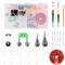 Zite Fishing Angelzubehör Sortiment Basic – Allround Angelausrüstung Set – Tacklebox mit Blei, Posen, Vorfachhaken & Mehr – Aal, Barsch, Forelle, Karpfen, Zander Zubehör Angeln