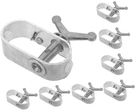 iplusmile 8 pièces Tendeur de Câble Acier Inoxydable Lot de Tendeurs de Fil Résistants à Humidité pour Fixation de Grillage et Support de Plantes Extérieur