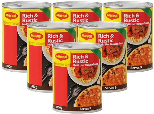 Maggi Rich & Rustic Tomato Sauce Pack of 6 x 950g
