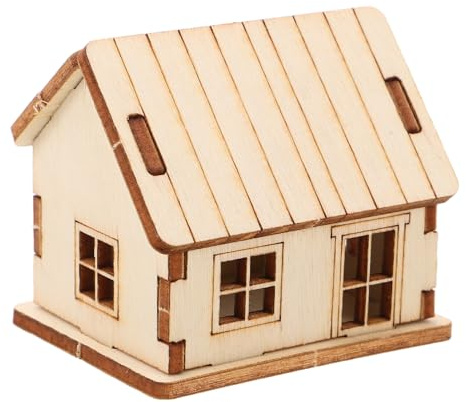 Healvian Kleiner Holzhütte 3d-puzzle für Erwachsene und Kinder