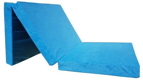 Natalia Spzoo Faltmatratze 195 x 65 x 10 cm – Klappmatratze mit Schaumstoffkern & abnehmbarem Bezug