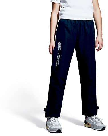 Canterbury Junior Boys Open Hem Stadium Pant | Tracksuit/Jogging Bottoms | Durability and Comfort Track Pants, Navy, 8