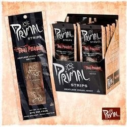 Primal Spirit Vegan Jerky Strips Thai PNut 28g X 8 (Pack of 8)