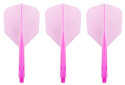 Condor Zero Stress Flight System - Small Clear Pink - Dart Flights Medium