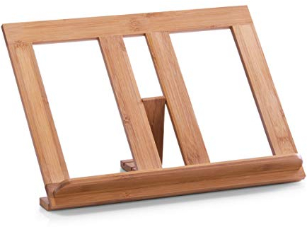 Zeller 25298 Buchständer, Bamboo, 35 x 20 x 20 cm Beige Small