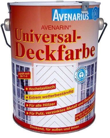 Avenarius Universal-Deckfarbe 2,5L(Cremeweiß)