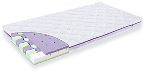 Träumeland Baby- und Kindermatratze Butterfly, Größe 60 x 120 cm mit freistehenden 3D-comfort-pads zur Unterstützung der Wirbelsäule