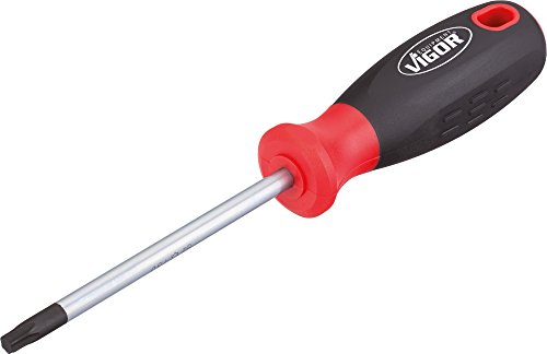 Vigor Destornillador Torx V4419 ∙ Perfil interior Torx ∙ Ancho de llave: T 6 ∙ Longitud total: 154 mm, 1 pieza