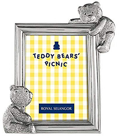 Royal Selangor 013578R Teddy Bear Frame, 4 x 6, Pewter