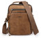 Contacts Herren Echt Leder Umhängetasche iPad Tab Messenger Handtasche Braun One Size Retro, Braun, Taille unique, Retro