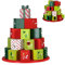 Bakaji Calendario dell' Avvento di Natale In Legno con 24 Cassetti Numerati per Sorpresa Decorazioni Addobbi Natalizi Casa (Pacchi regalo)