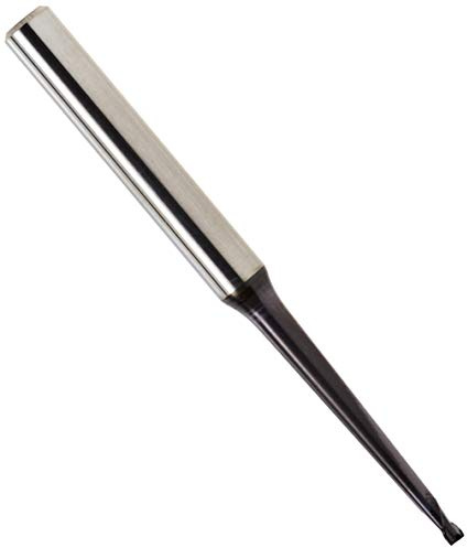 Karnasch 30626502001930 Microfresa Metal Duro De Mango Con Radio Angular, Cuello Cónico, 0.4°/0.9°/1.4°/1.9° < 35×D, 2.0Mm Diámetro De Corte, 30Mm Utilizando Longitud, 6Mm