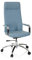hjh OFFICE 670975 Bürosessel SARANTO Plus I Stoff Hellblau moderner Bürostuhl mit hoher Rückenlehne