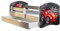 Kinderbett Jugendbett mit einer Schublade und Matratze Sonoma mit Rausfallschutz Lattenrost ACMA II 140x70 160x80 180x80 (05 Rote Auto, 160x80 + Bettkasten)