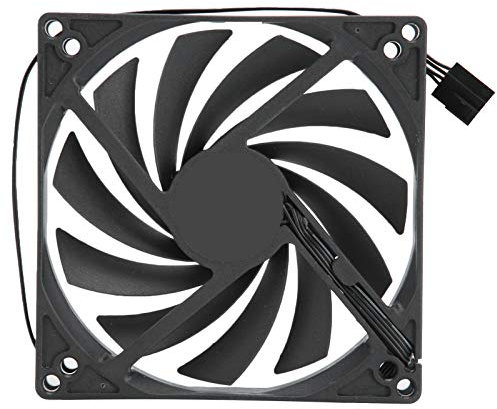 10cm CPU Radiator Cooling Fan,PWM 4Pin 45CFM PC Cooler,12V/0.15A Speed Regulation Ultra Thin 18dBA Low Noise Desktop Computer Cooling,30000H Life