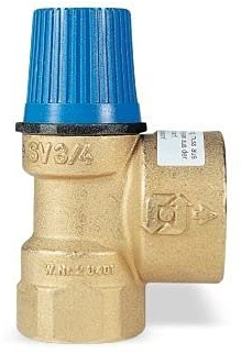 Markenlos Membran-Sicherheitsventil für Warmwasserbereiter 3/4 x 1 - 6 bar