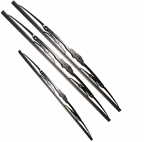 Recambo SCHEIBENWISCHER VORNE + HINTEN kompatibel für SEAT Ibiza | Typ 6K 6L | BJ 1993-2008 (3er Set: 475mm / 350mm / 525mm)