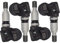 4 x RDKS/TPMS Sensoren – Reifendruckkontrollsystem passen für Ford Grand C-Max - Typ [DXA/CB7, DXA/CEU] - Zeitraum 03/2014 bis 12/2019 - Ein Satz bestehend aus 4 Sensoren mit Metallventil silber