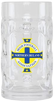 FOCO Official Northern Ireland Football Dimple Stein Glass 500ml