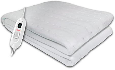 Ufesa Flexy Heat CIE Calientacamas Eléctrico Individual, 150x90cm, 60W, Reversible, 3 Niveles de Temperatura, Apagado Automático, Lavable