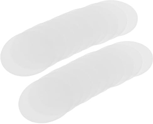HOMSFOU 20pcs Light Diffusers - Recessed Lighting Covers, Plastic, Anti-Glare White Spotlight