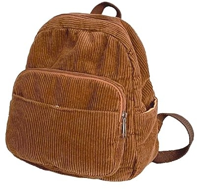 Chirest Kleine Damen-Rucksack-Geldbörse - Mini Ästhetische Geldbörse (Braun)