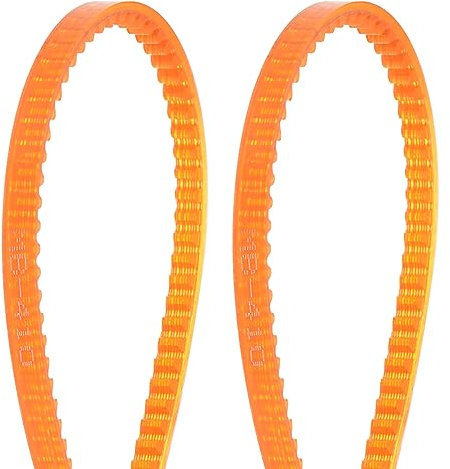 sourcing map 2Stk MB Serie Standard Nähmaschine Gürtel MB410 Antriebsriemen Keilriemen für Nähmaschinen Motor Dreieck V-Riemen mit Einzel Zahn für Altmodischen Haushalt Elektrische Nähmaschine