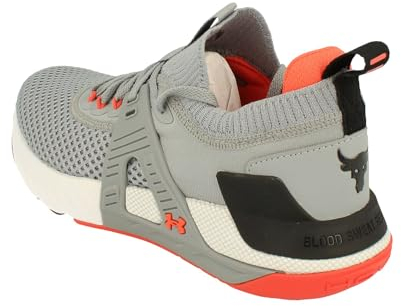 Under Armour Project Rock 4 Herren Trainers 3023695 Sneakers Schuhe (UK 6.5 US 7.5 EU 40.5, Grey Black 107)