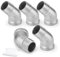 ERGAOBOY 2 pezzi 3/4 BSP filettatura femmina a 3/4 BSP filettatura maschio, acciaio inox 304 raccordo a 45 gradi