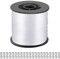Ksvaye Transparent Nylonschnur Reißfest 0,8mm x 200m Nylonfaden Angelschnur Transparent Durchsichtiger Faden Durchsichtige Schnur zum Aufhängen mit 100 Crimphülsen für Armbänder DIY Crafting Basteln