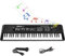 Pianoforte a Tastiera a 61 Tasti per Bambini, Tastiera Musicale con Microfono, Pianoforte Elettronico Portatile per l'Insegnamento, Regalo per Principianti Ragazzi e Ragazze 3-12 Anni