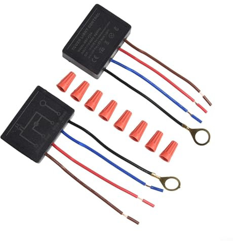 3 Way Touch Sensor Dimmer 2 Pack Touch Control Modules Lamp Switch Replacement Kit with Test Pen for Incandescent