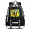 Anime Manga Chainsaw Man Black Oxford Cloth Backpack School College Bag Used for Chainsaw-Man Fans Cosplay Gift
