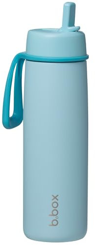 b.box Isolierte Flip-Top Wasser und Trinkflasche 690ml | Trinkflasche Edelstahl, Dreiwandig | Hält Getränke bis zu 46 Stunden Kalt