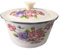 MagiDeal Enamel Bowl Enamelware Traditional Enamel Basin,Old Fashioned with Lid Lard Oil Basin for Flour Fruits Salad Kneading Dough, 20cm