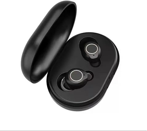 A set of 2 adult voice amplifier, rechargeable for ear noise reduction battery storage box (black) for adults.