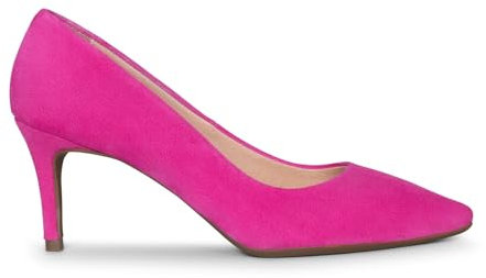 Zapatos de tacón Fino Piel de Ante Fucsia EU 39