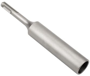 SDS Plus Ground Rod Driver for 5/8” & 3/4” Ground Rods, Heavy Duty Steel Ground Rod Adapter Bits Compatible with Bosch/Dewalt/Milwaukee/Hilti and Other SDS Plus Rotary Hammer Drills