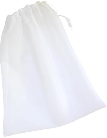 Tissu filtrant fonctionnel en polyester blanc pour jus et vins