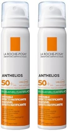 Anthelios Bruma Invisible Facial aerosol SPF 50 75ML LA ROCHE POSAY (Paquete de 2)